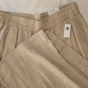 Old Navy Wide Leg Linen Pants